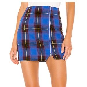 Jessy Zip Mini Skirt by superdown